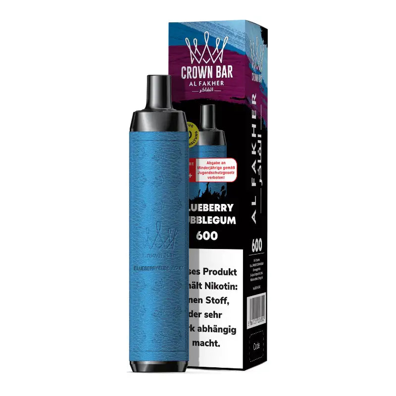 Al Fakher Crown Bar 600 - Blueberry Bubblegum