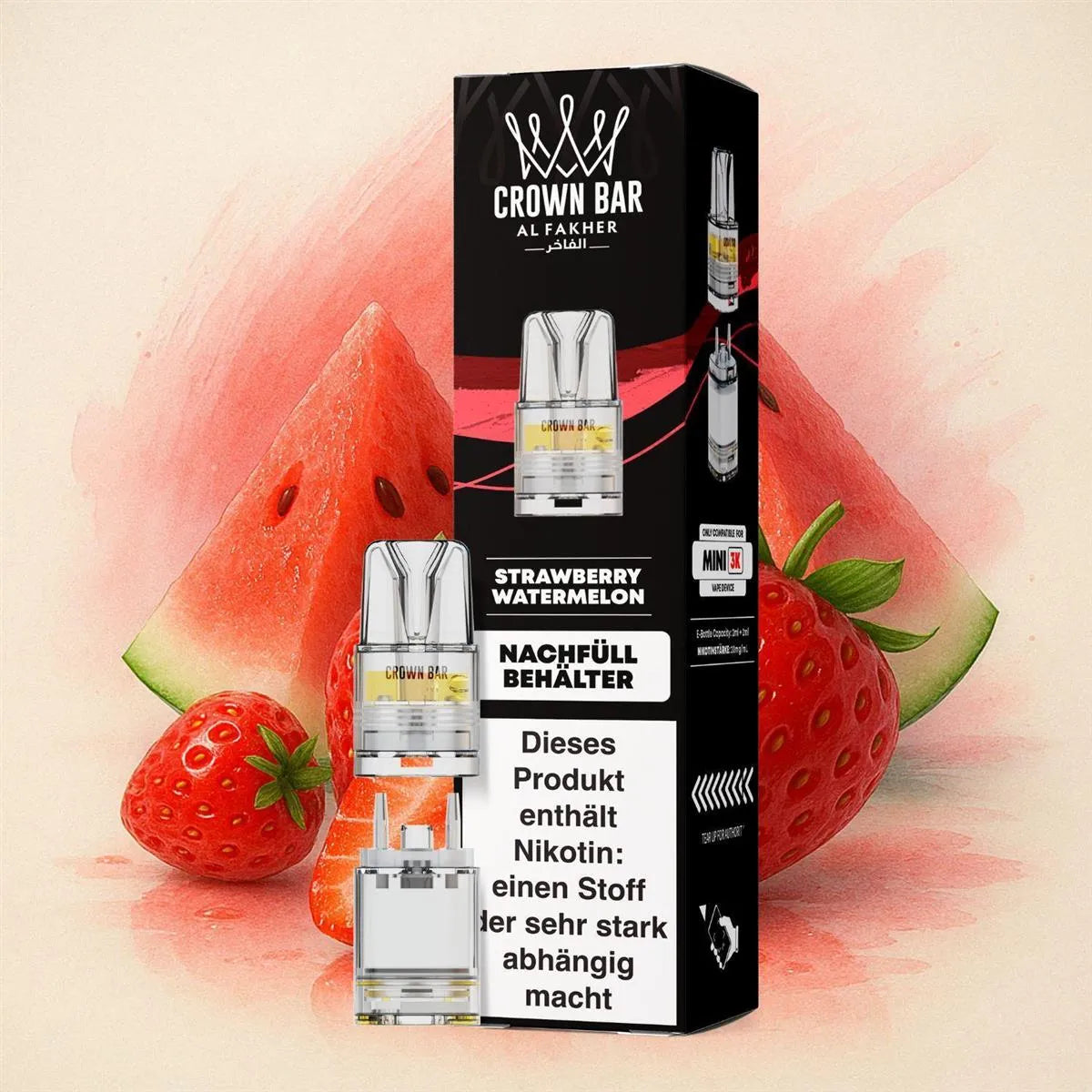 Al Fakher 3K Mini | Pod |Strawberry Watermelon