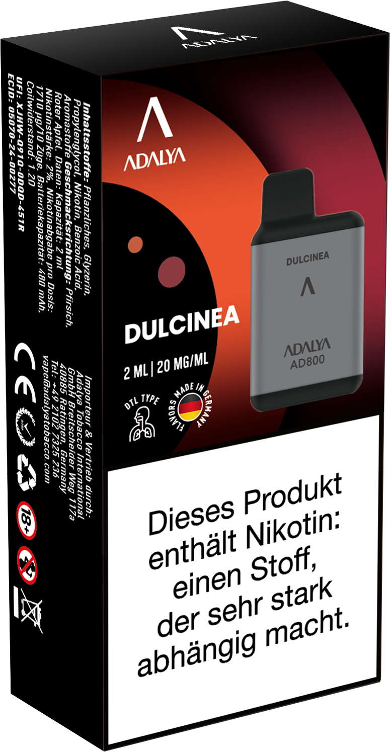 Adalya AD800 Einweg Vape - Dulcinea