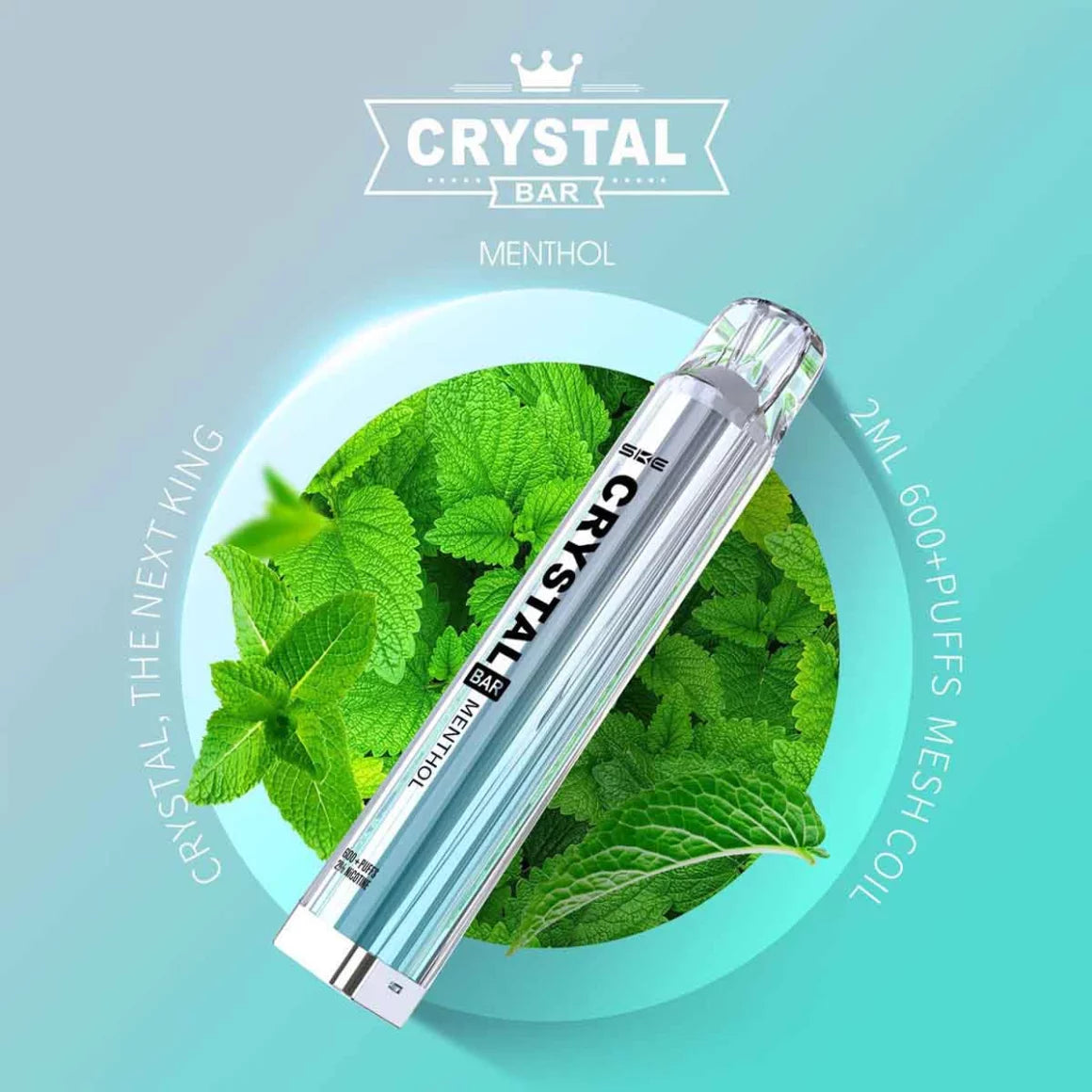 SKE CRYSTAL BAR 600 - MENTHOL - EINWEG VAPE