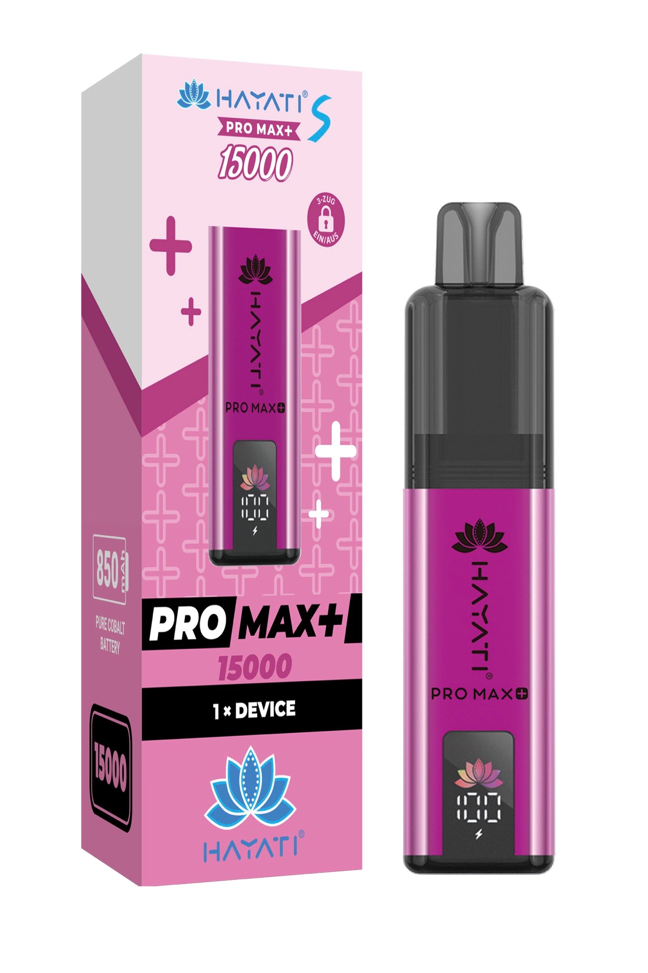 Hayati Pro Max Plus - 15k - Akku - Purple Rose