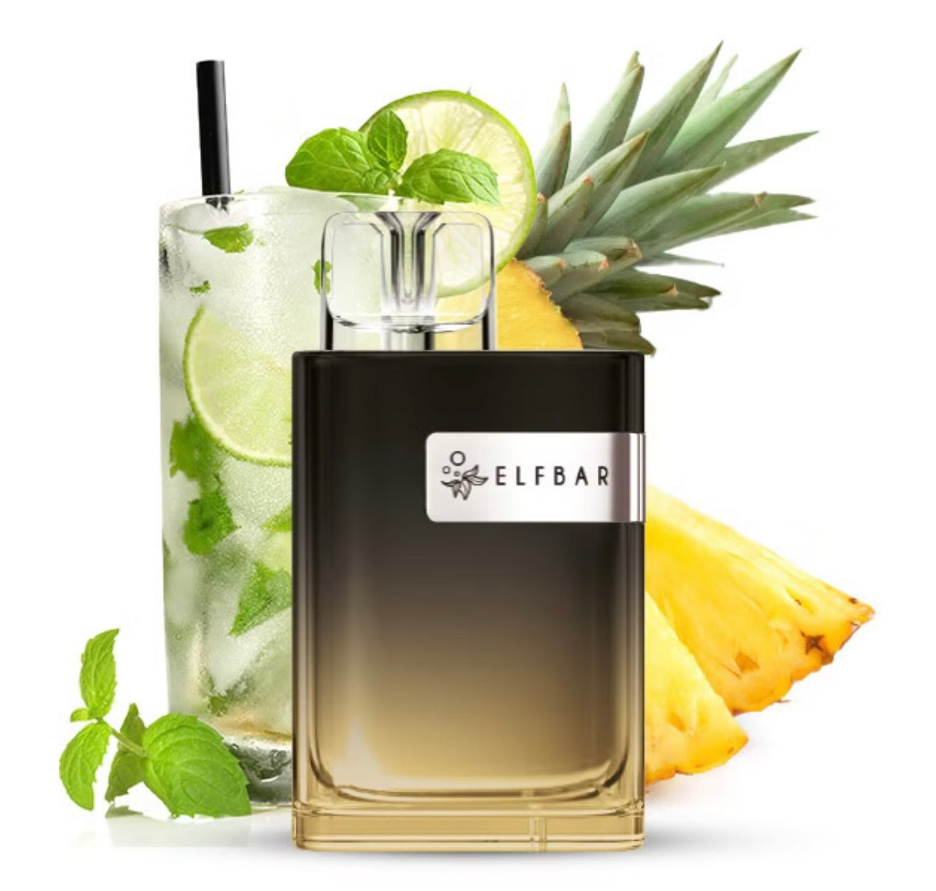 ELFBAR CR600 Pineapple Mojito Vape - 20mg Nikotin