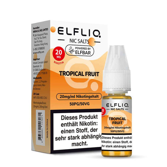 ELFBAR ELFLIQ 10ml - Tropical Fruit Nikotinsalz 20mg
