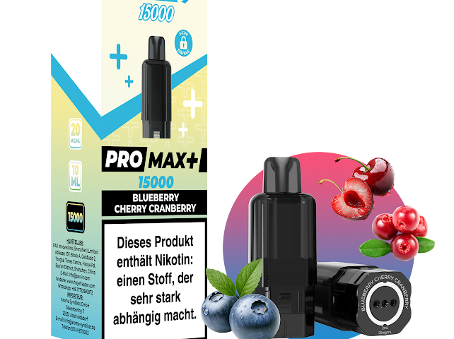 Hayati Pro Max Plus 15K - Pod - Blueberry Cherry Cranberry