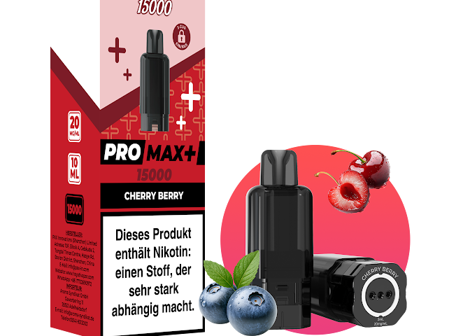 Hayati Pro Max Plus 15K - Pod - Cherry Berry