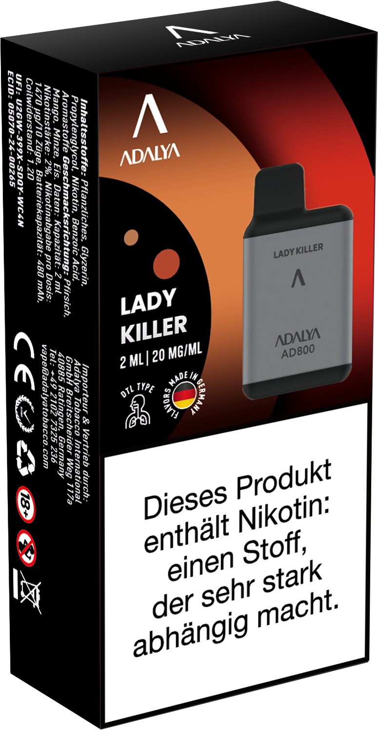 Adalya AD800 Einweg Vape - Lady Killer