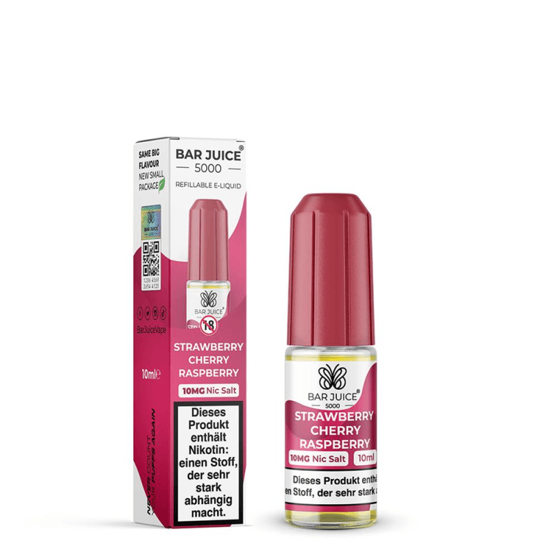 Bar Juice 5000 Liquid - Strawberry Cherry Raspberry - 10mg