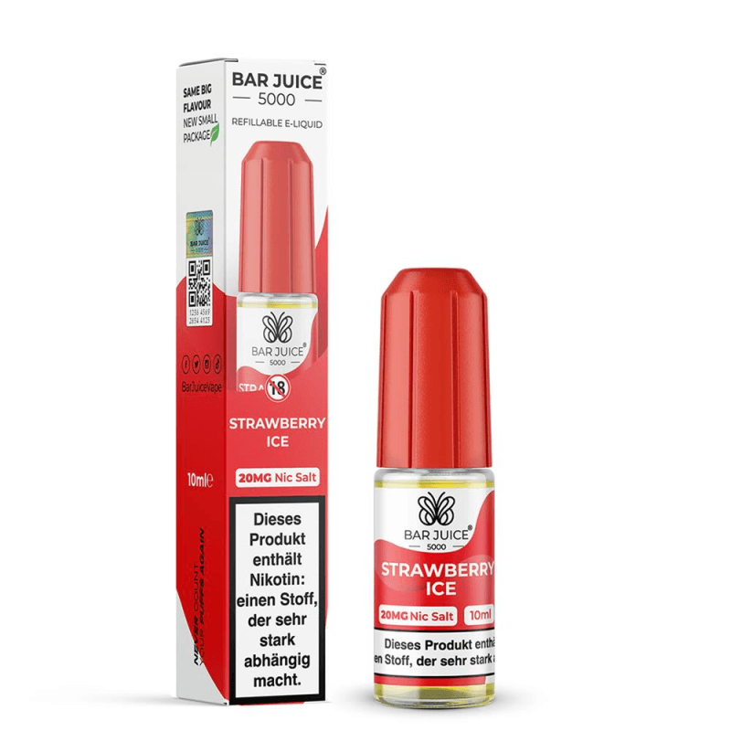 Bar Juice 5000 Liquid - Strawberry Ice - 20mg