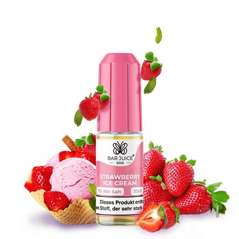 Bar Juice 5000 Liquid - Strawberry Ice Cream - 10mg