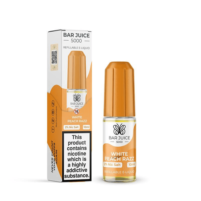 Bar Juice 5000 Liquid - White Peach Razz - 10mg