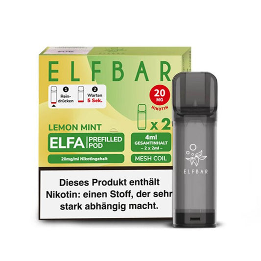 Elfbar ELFA Prefilled Pod - Lemon Mint