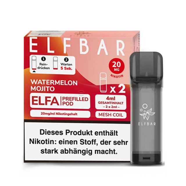 Elfbar ELFA Prefilled Pod - Watermelon Mojito