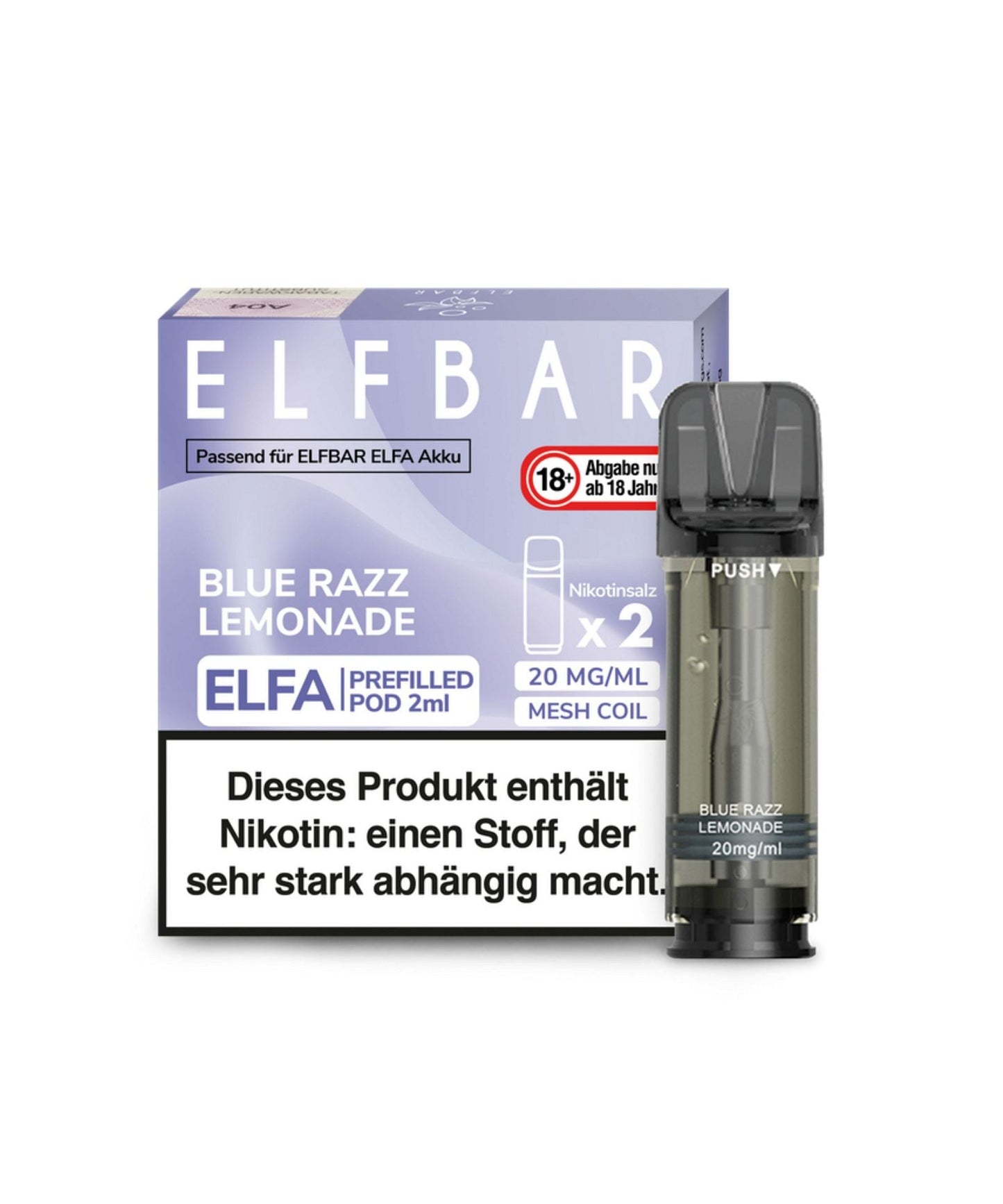 Elfbar ELFA Prefilled Pod - Blue Razz Lemonade