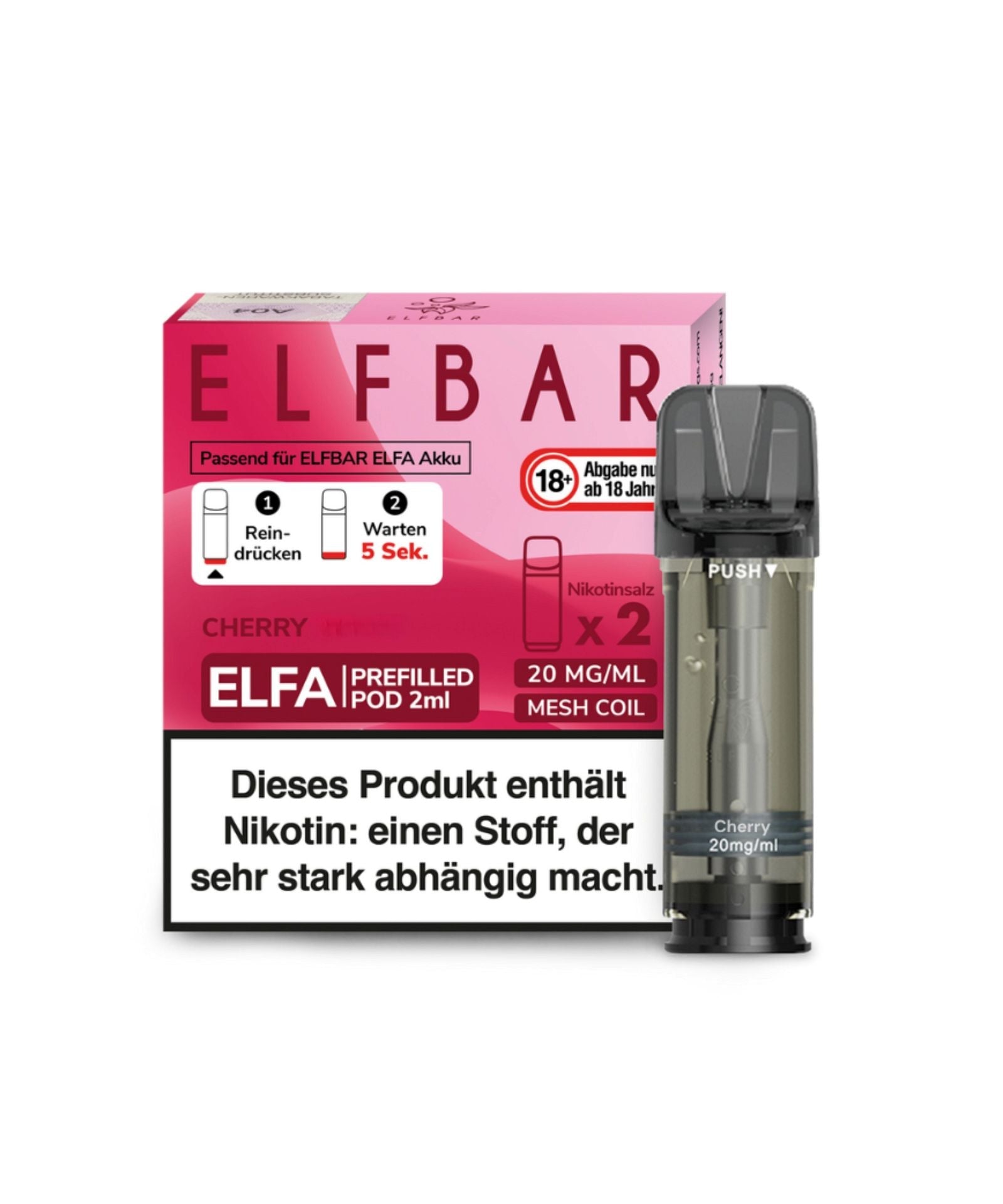 Elfbar Prefilled Liquid Pod Cherry | VAPE HOUSE VAPEHAUS Elfbar Prefilled Liquid Pod Cherry | VAPE HOUSE VAPEHAUS