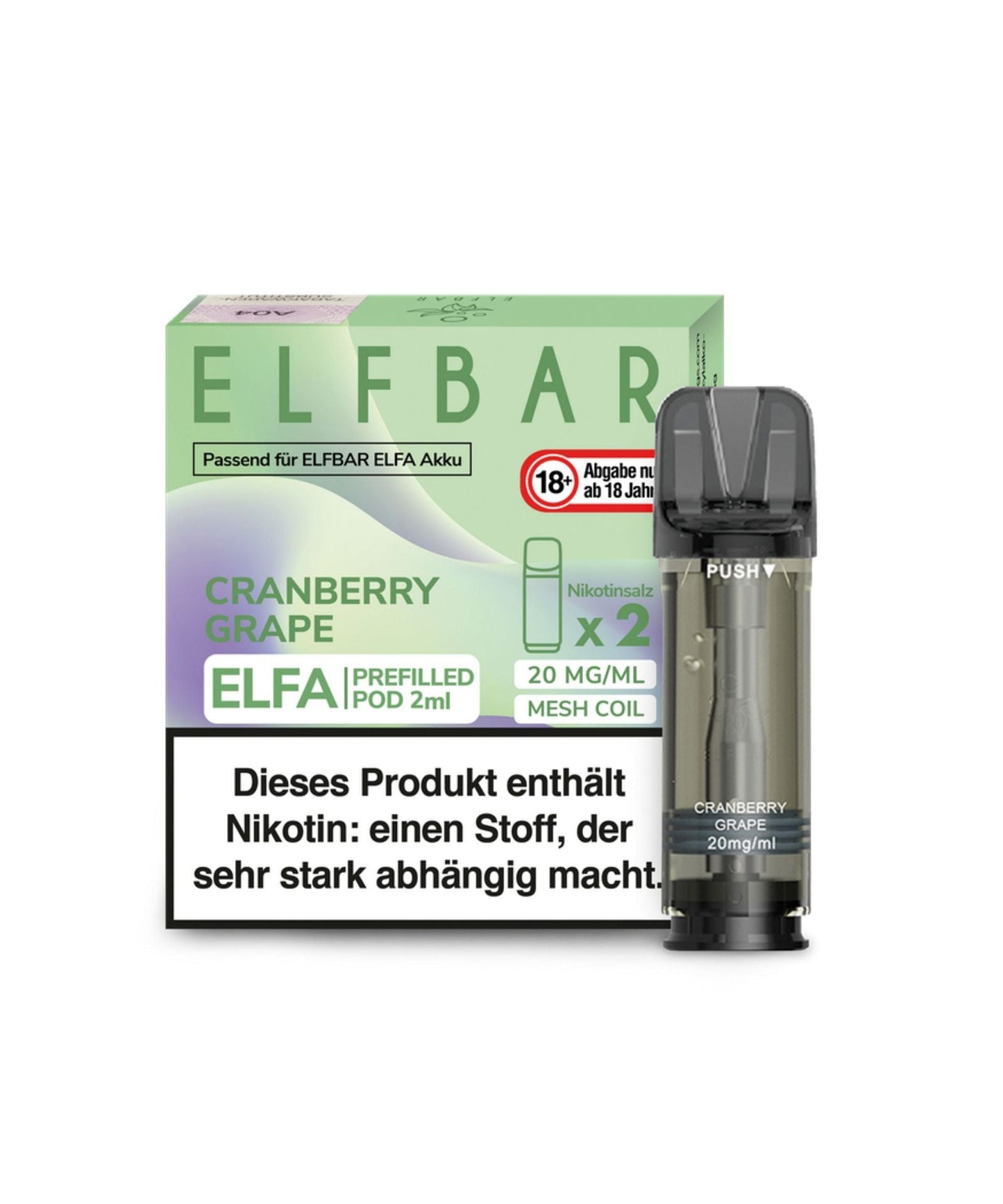 Elfbar ELFA Prefilled Pod - Cranberry Grape