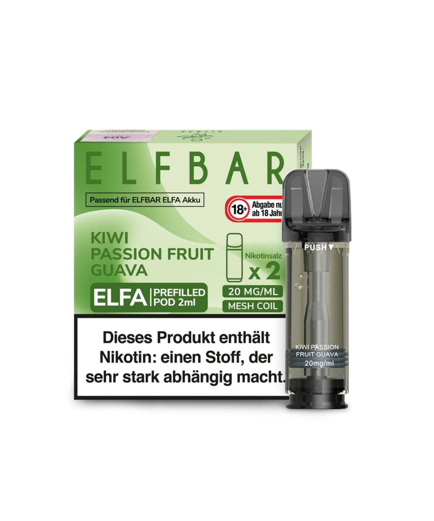 Elfbar ELFA Prefilled Pod - Kiwi Passion Fruit Guava