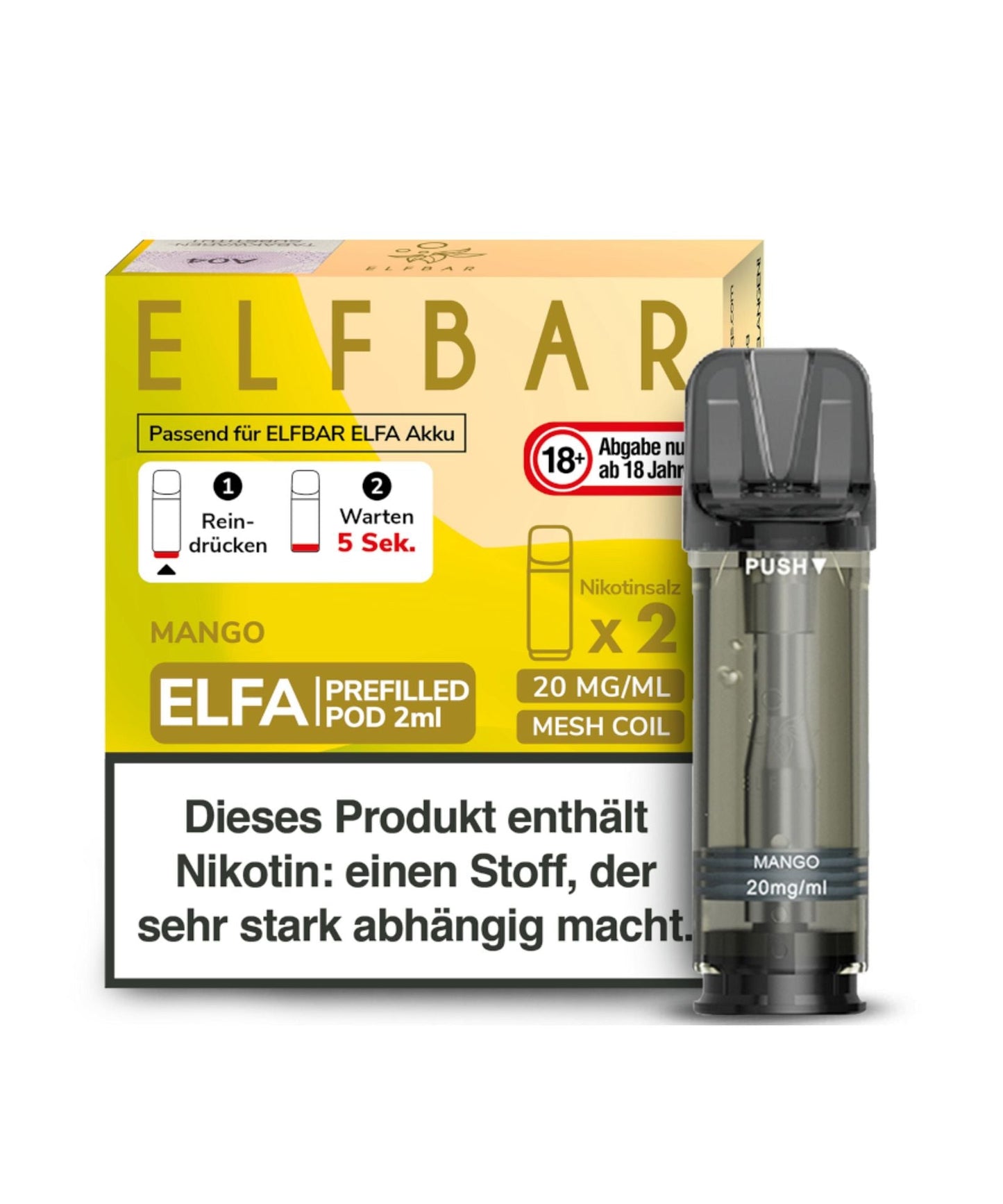 Elfbar ELFA Prefilled Pod - Mango