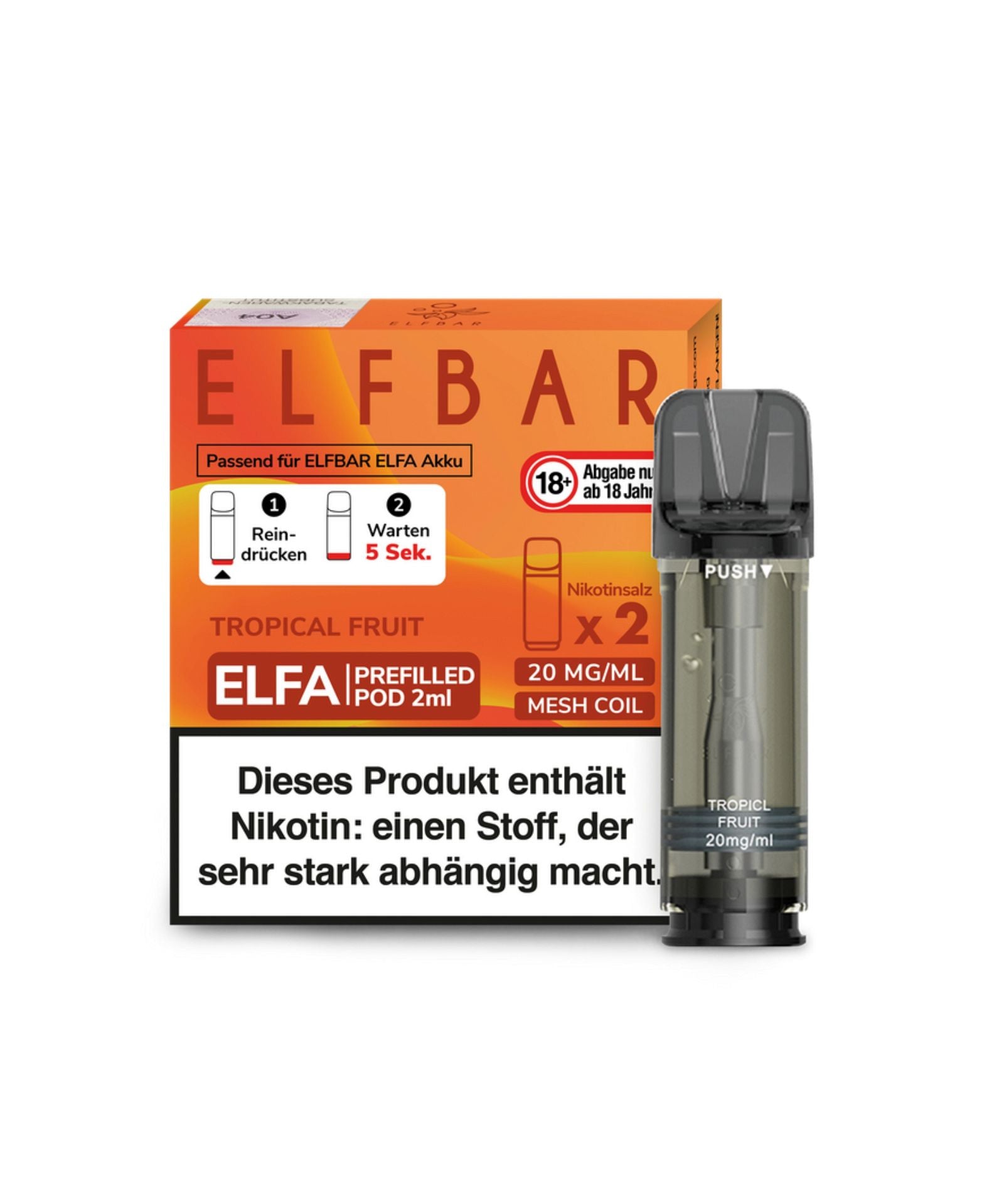 Elfbar Prefilled Liquid Pod Tropical Fruit | VAPE HOUSE VAPEHAUS Elfbar Prefilled Liquid Pod Tropical Fruit | VAPE HOUSE VAPEHAUS