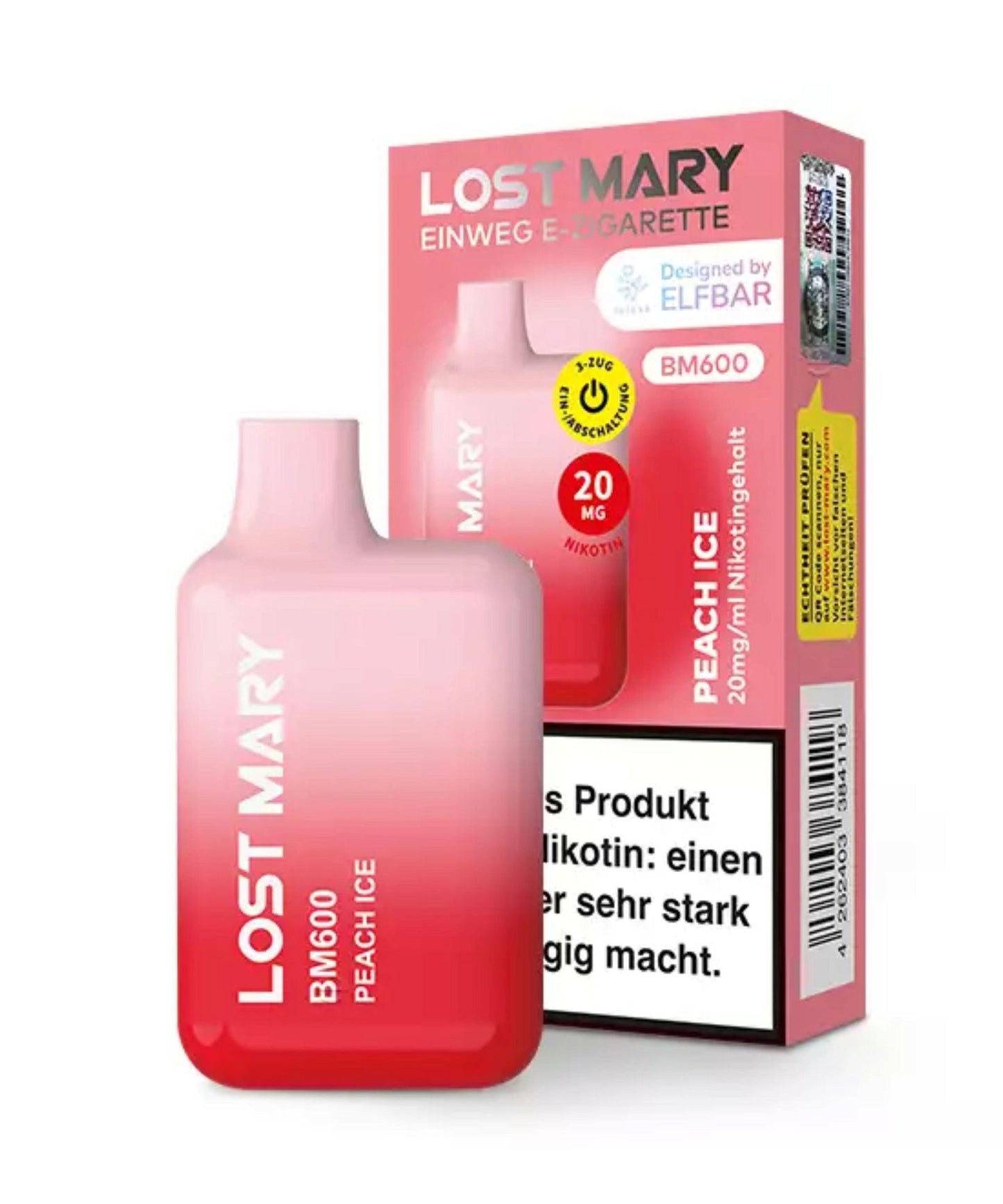 Lost Mary BM600 - Peach Ice