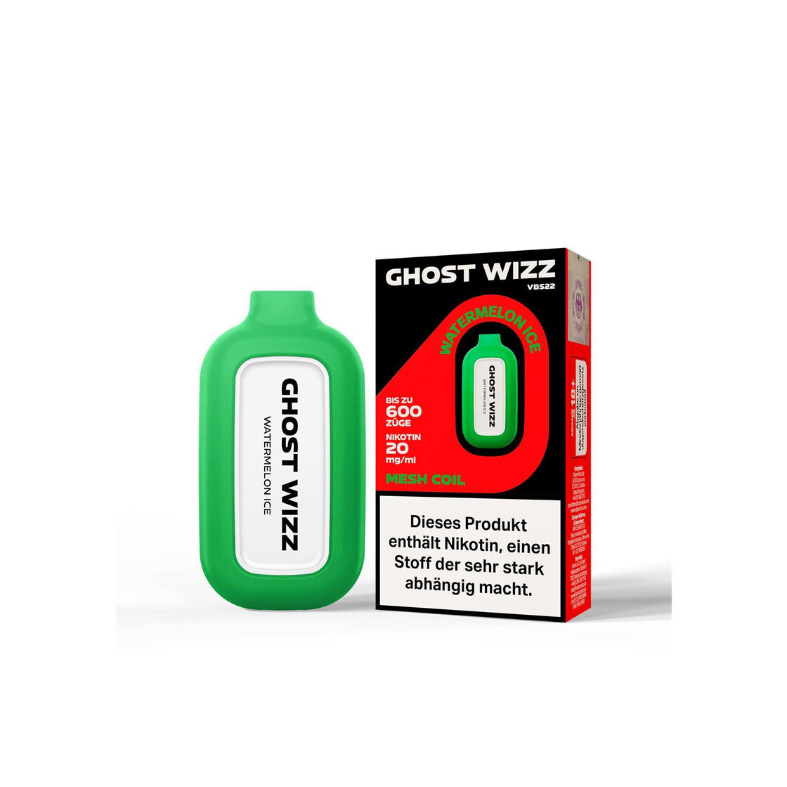 Vapes Bars® Ghost Wizz - Watermelon 20mg/ml)