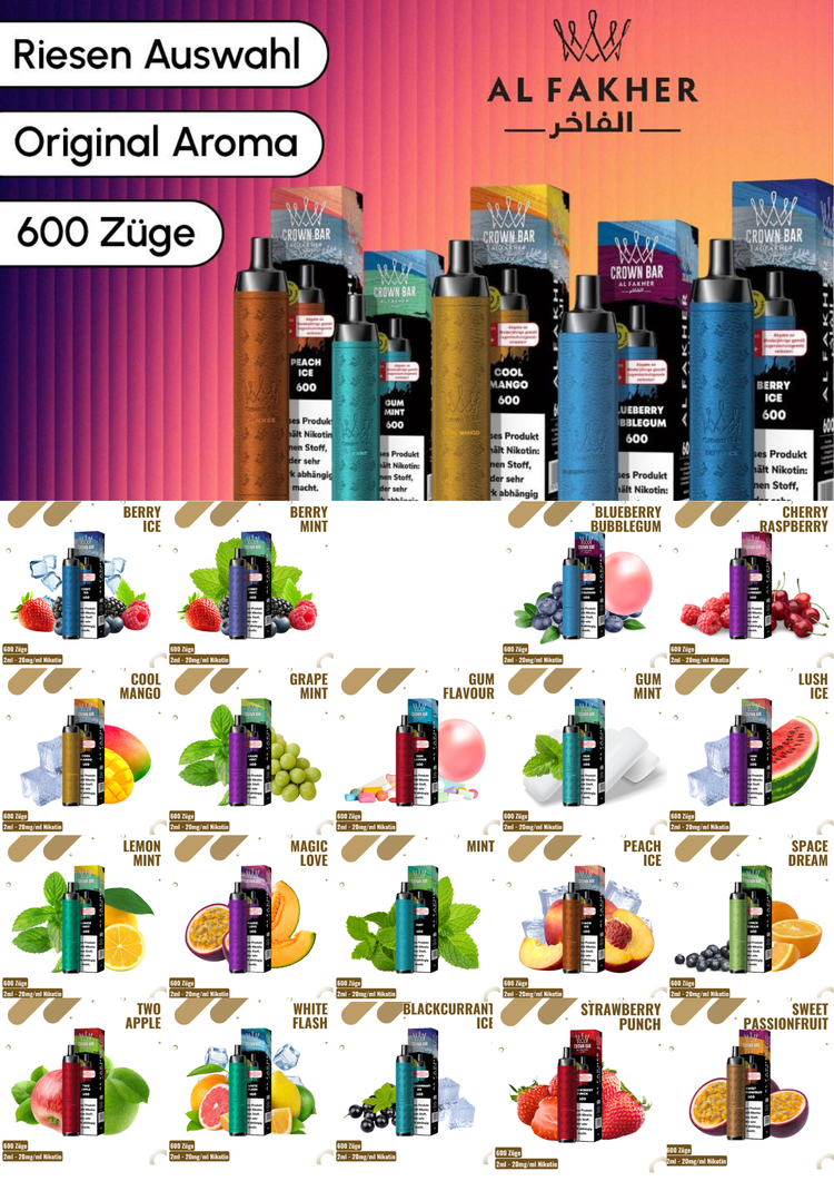 Al Fakher Crown Bar 600