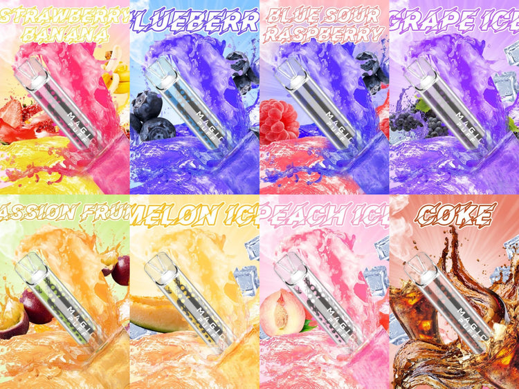 MAGIC PUFF CRYSTAL - 600 ZÜGE - EINWEG VAPE