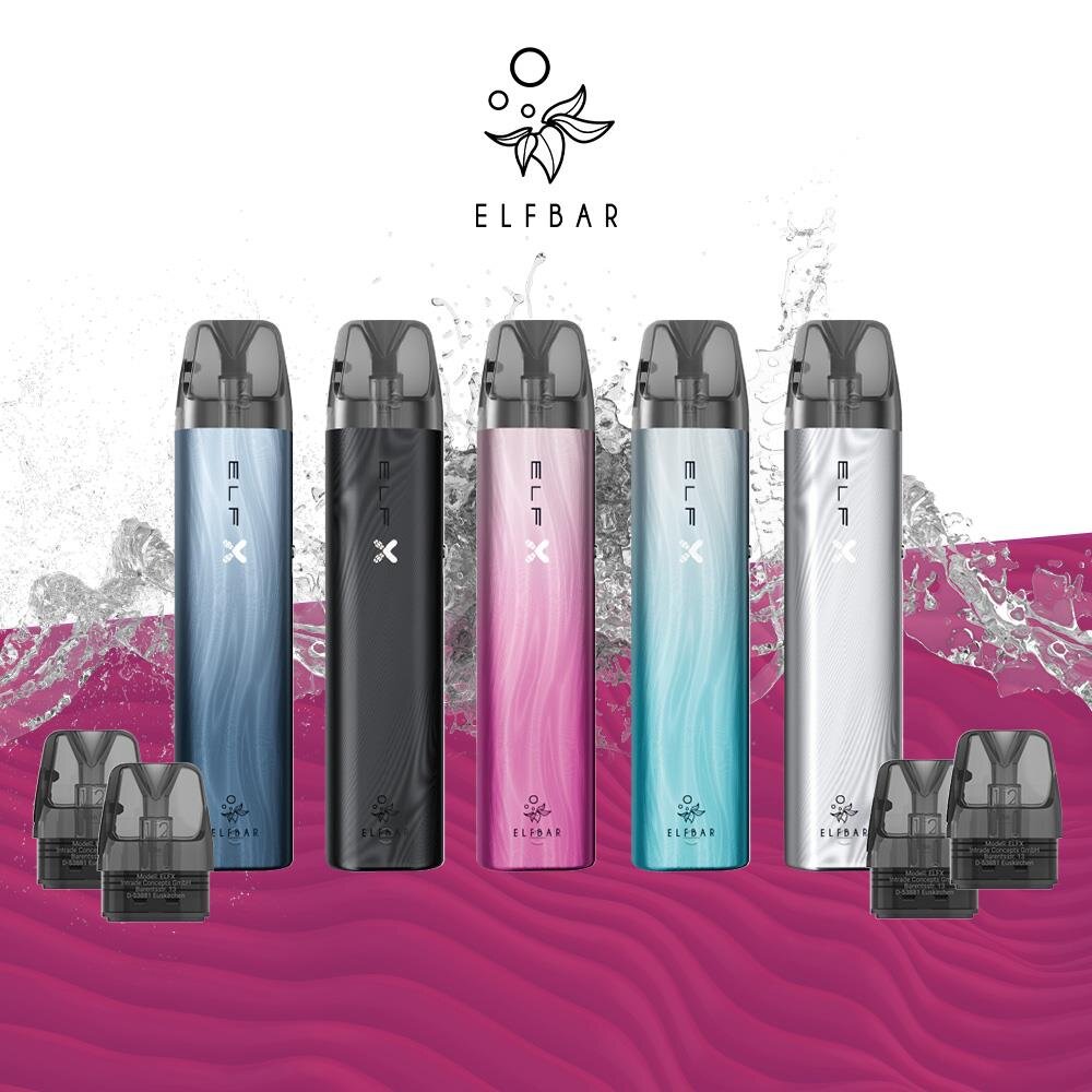 Elfbar Elfx Refillable Pod E-Zigaretten Starterset + Pods