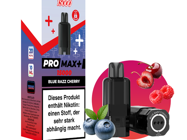 Hayati Pro Max Plus 15K - Pod - Blue Razz Cherry