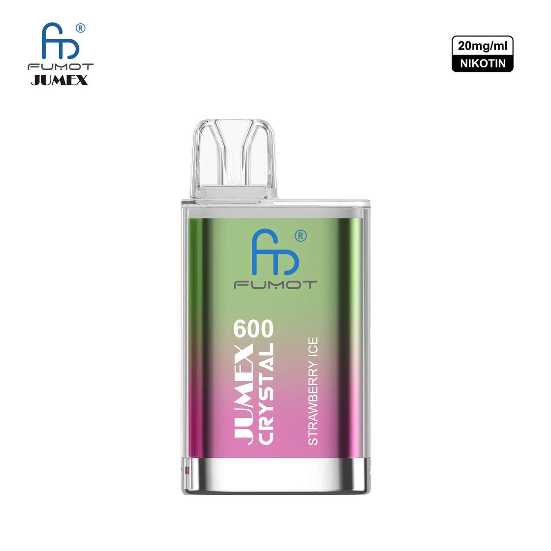 RandM Jumex Crystal 600 - Strawberry Ice