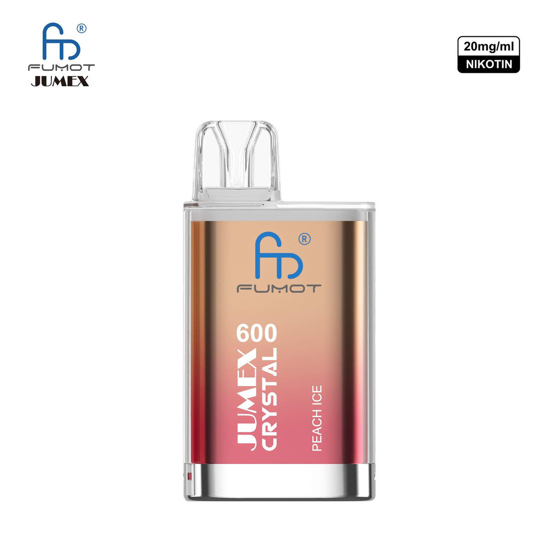 RandM Jumex Crystal 600 - Peach Ice