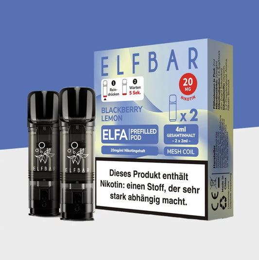 Elfbar ELFA Prefilled Pod - Blackberry Lemon