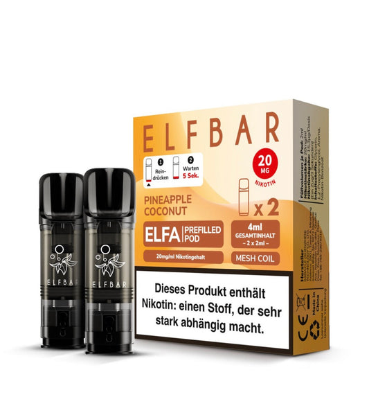 Elfbar ELFA Prefilled Pod - Pineapple Coconut