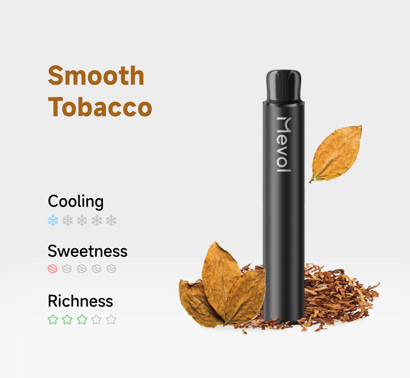 Mevol C800 - Smooth Tobacco - 20mg