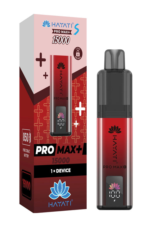 Hayati Pro Max Plus - 15k - Akku - Red