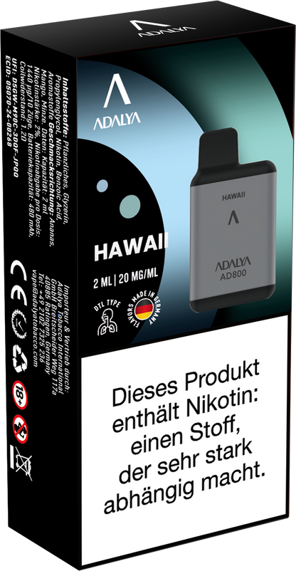 Adalya AD800 Einweg Vape - Hawaii