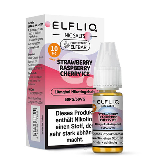 ELFBAR ELFLIQ 10ml - Strawberry Ice Cream Nikotinsalz 10mg