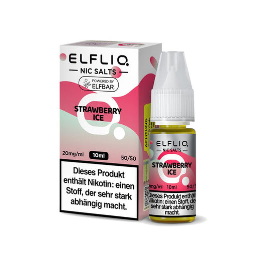 ELFBAR ELFLIQ 10ml - Strawberry Ice Nikotinsalz 10mg