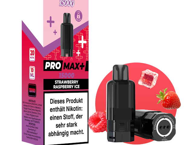 Hayati Pro Max Plus 15K - Pod - Strawberry Raspberry Ice