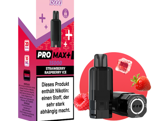 Hayati Pro Max Plus 15K - Pod - Strawberry Raspberry Ice