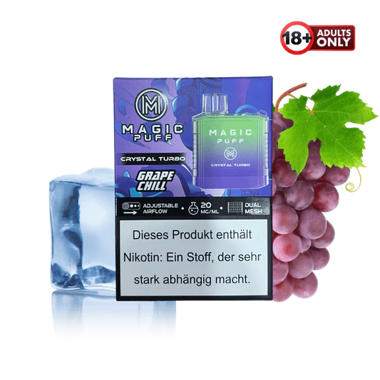 MAGIC PUFF CRYSTAL TURBO - GRAPE CHILL