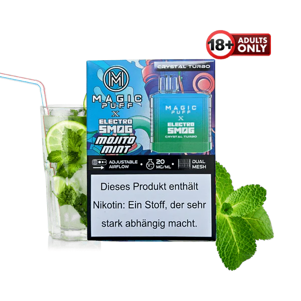 MAGIC PUFF CRYSTAL TURBO - MOJITO MINT
