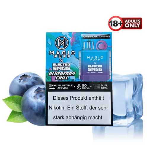 MAGIC PUFF CRYSTAL TURBO - BLUEBERRY CHILL