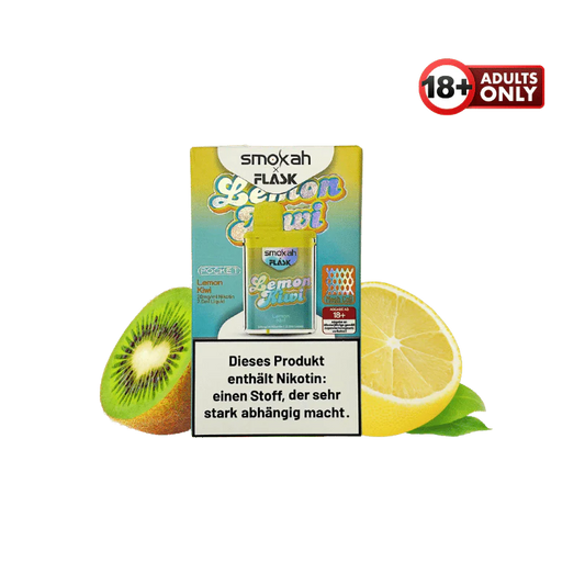 Smokah x Flask Pocket - 20mg Nikotin - Kiwi Lemon