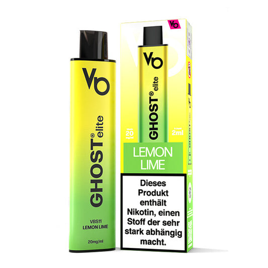 Vapes Bars® Ghost Elite - Lemon Lime 20mg/ml