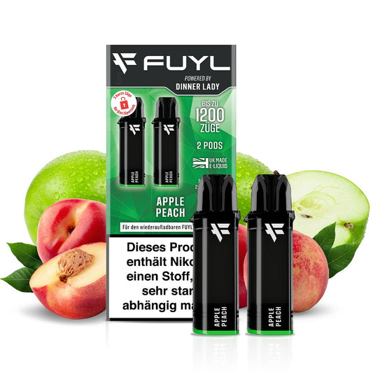 Fuyl Pods by Dinner Lady (2er) - Apple Peach