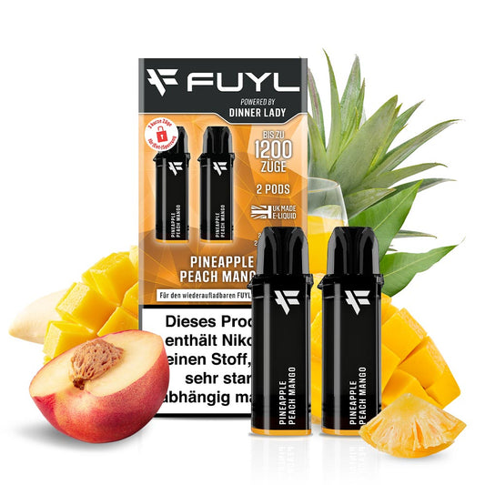 Fuyl Pods by Dinner Lady (2er) - Pineapple Peach Mango