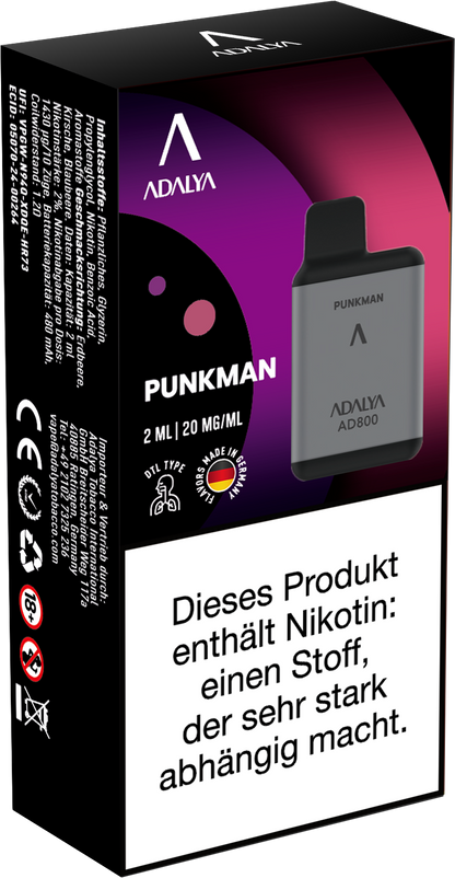 Adalya AD800 Einweg Vape - Punkman