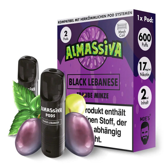 Al Massiva Pods E-Zigarette - Black Libanese