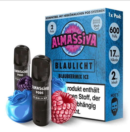 Al Massiva Pods E-Zigarette - Blaulicht