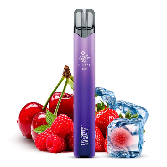 Elfbar 800 - Strawberry Raspberry Cherry Ice - 20mg